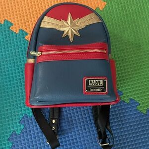 loungefly captain marvel backpack